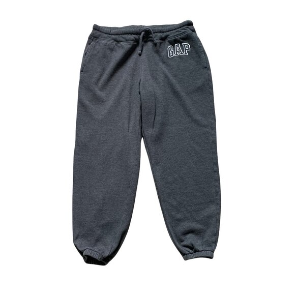 GAP Logo Joggers in DARK HEATHER GRAY Size MEDIUM - Picture 10 of 13